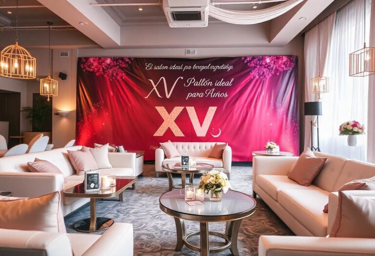 El Salón Ideal para XV Años y Pedregal Eventos.