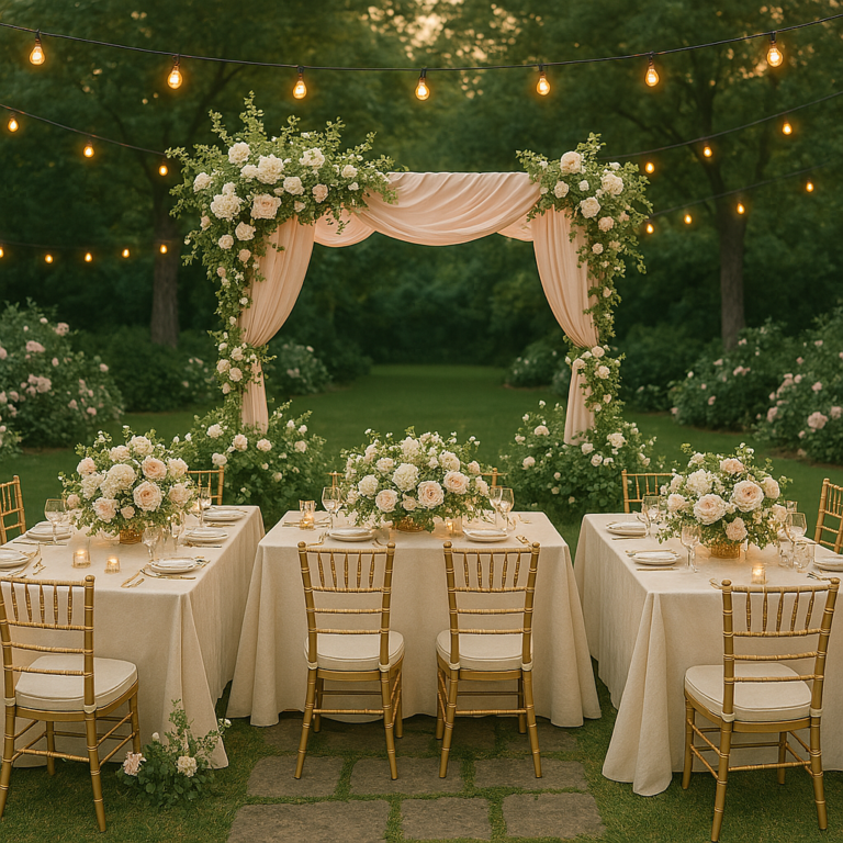 Guía para elegir el jardín para boda perfecto.