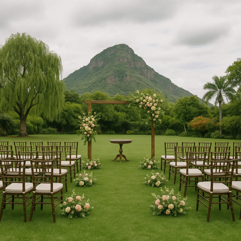 Jardines para bodas: Naturaleza, elegancia y magia en un solo lugar.