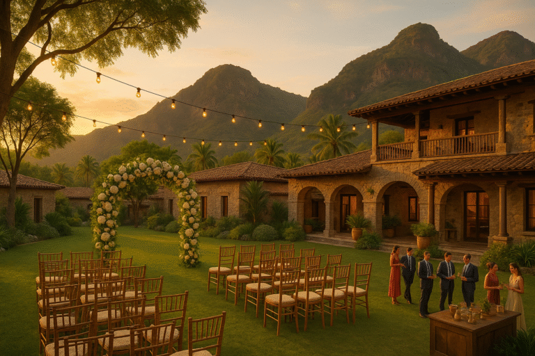 Lujo, Magia y los Más Espectaculares Jardines para Bodas.