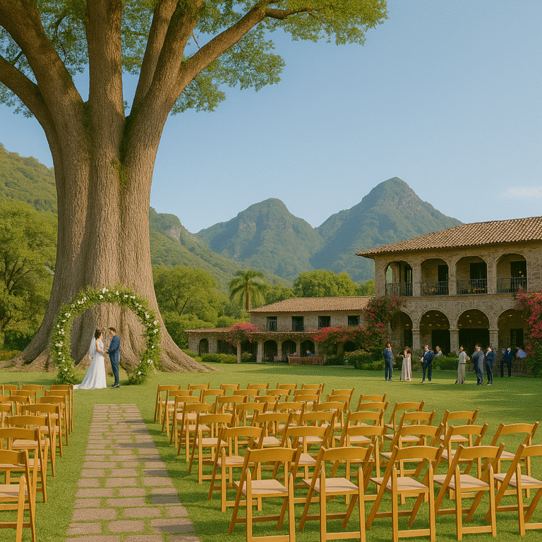 Jardines para bodas: cuando la naturaleza y el lujo se encuentran