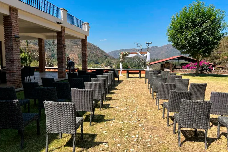 Decorado al aire libre para boda